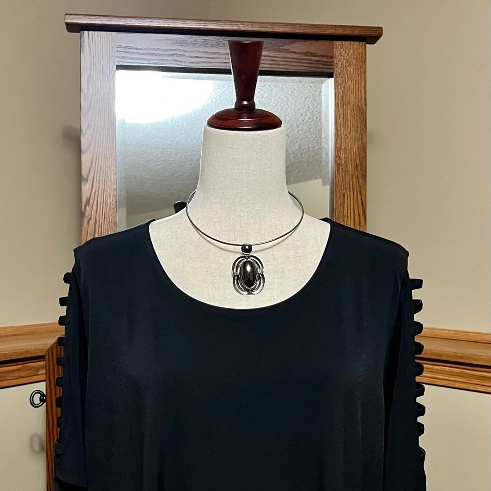 Liz Claiborne Choker Necklace & Matching Earrings ✨👌 - Picture 3 of 7